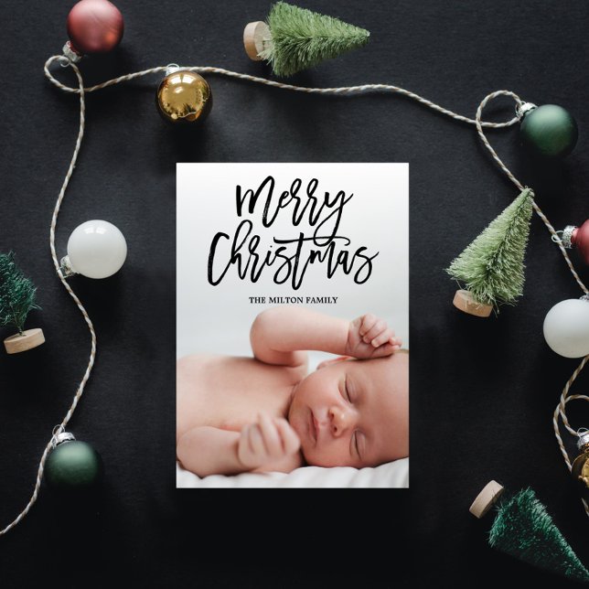 Cartes Pour Fêtes Annuelles Joyeux NOËL Photo à double face Noël (Créateur téléchargé)