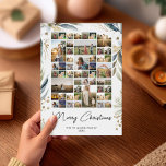 Cartes Pour Fêtes Annuelles Joyeux Noël photo moderne Collage<br><div class="desc">Joyeux Noël Photo moderne Collage Carte de vacances</div>