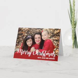 Cartes Pour Fêtes Annuelles Joyeux Noël Photo personnalisée ChristmasCard