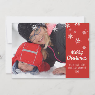 Cartes Pour Fêtes Annuelles Joyeux Noël Photo personnalisée de Noël