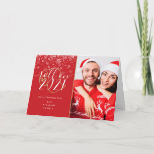 Cartes Pour Fêtes Annuelles Joyeux Noël Photo Roll On New Year Fun
