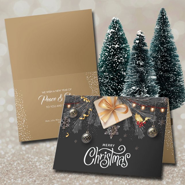 Cartes Pour Fêtes Annuelles Joyeux Noël plié (Créateur téléchargé)