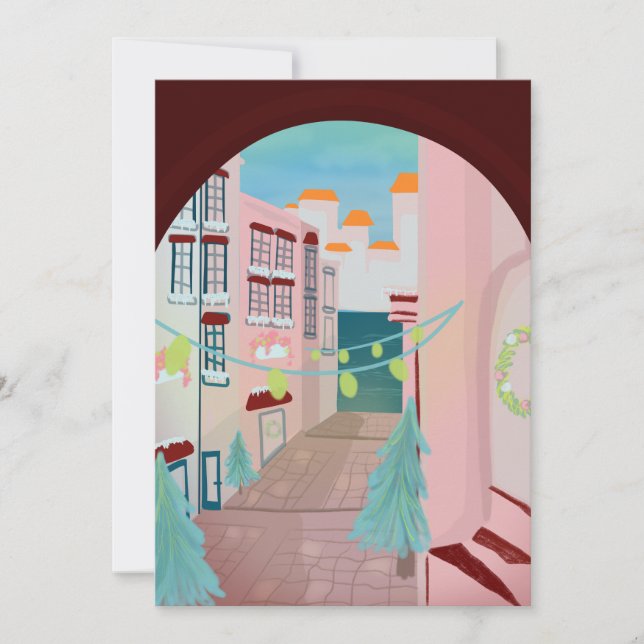 Cartes Pour Fêtes Annuelles Joyeux Noël portugais Feliz Natal  (Devant)
