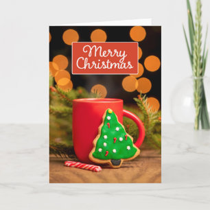 Cartes Pour Fêtes Annuelles Joyeux Noël pour n'importe qui Cookie en forme de