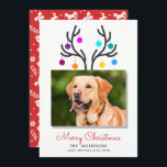 Cartes Pour Fêtes Annuelles Joyeux Noël Reindeer Antler Photo Pet Holiday<br><div class="desc">Joyeux Noël Reindeer Antler Photo Pet Carte de vacances</div>
