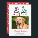 Cartes Pour Fêtes Annuelles Joyeux Noël Reindeer Antler Photo Pet Holiday<br><div class="desc">Joyeux Noël Reindeer Antler Photo Pet Carte de vacances</div>