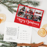 Cartes Pour Fêtes Annuelles Joyeux Noël Rouge Classique Année En Revue 6 Photo<br><div class="desc">Célébrez la saison avec cette année rouge unique et classique Joyeux Noël en revue 6 photo carte postale de vacances avec une touche de charme vintage. Le design minimaliste présente une élégante palette de couleurs rouge et blanc, évoquant l'esprit cosy de l'hiver. Son attrait moderne et ludique, associé à la...</div>
