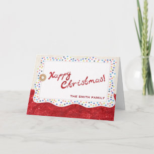 Cartes Pour Fêtes Annuelles Joyeux Noël Rouge de Noël
