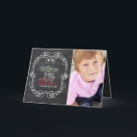 Cartes Pour Fêtes Annuelles Joyeux Noël Rustic Chalkboard Mistletos Photo<br><div class="desc">'Je Vous Souhaite Un Très Joyeux Noël' Typographie Colorée De Salutation Dans Un Cadre Vintage Traditionnel Défilé, Panneau Rouge De Noël Avec Mistletoes Carte De Vacances Photo. Conçu par fat*fa*tin. Facile à customiser avec votre propre texte, photo ou image. Pour des demandes personnalisées, veuillez contacter fat*fa*tin directement. Des frais personnalisés...</div>