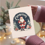 Cartes Pour Fêtes Annuelles Joyeux Noël rustique et cause Père Noël<br><div class="desc">Ajoutez une touche de charme rustique à votre décor de vacances avec notre coussin "Rustic Joyeux Noël & Cause Père Noël". Ce design enchanteur capte l'esprit de Noël avec une atmosphère chaleureuse et douillette.Répandez la joie et l'esprit de donner cette période de fêtes avec notre coussin 'Rustic Joyeux Noël &...</div>