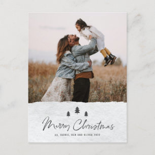 Cartes Pour Fêtes Annuelles Joyeux Noël Rustique moderne 2 Photo