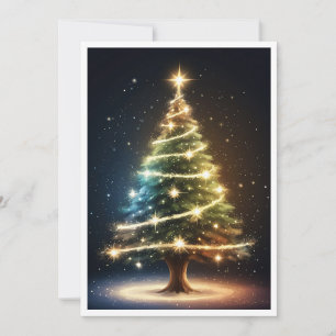 Cartes Pour Fêtes Annuelles Joyeux Noël rustique vintage coloré mignon