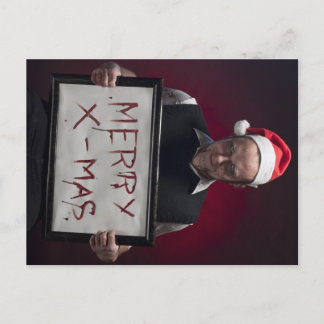 Cartes Pour Fêtes Annuelles Joyeux Noël sanglant