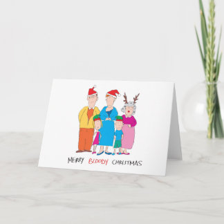 Cartes Pour Fêtes Annuelles Joyeux Noël sanglant