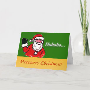 Cartes Pour Fêtes Annuelles Joyeux Noël, Santa Clause voeux férié