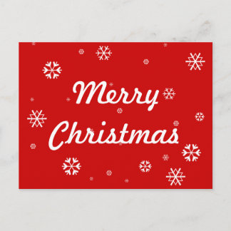 Cartes Pour Fêtes Annuelles Joyeux Noël Snowflakes