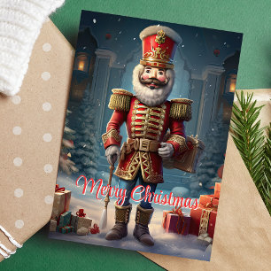 Cartes Pour Fêtes Annuelles Joyeux Noël Soldat Casse-Noisette
