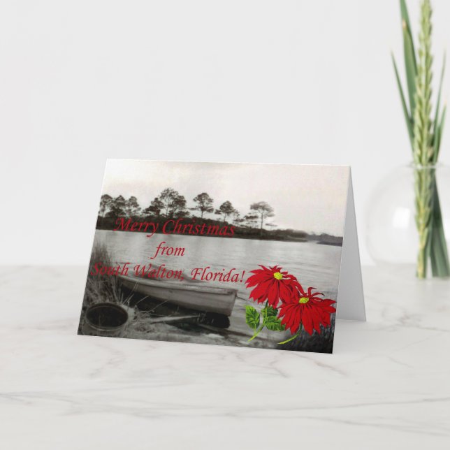 Cartes Pour Fêtes Annuelles Joyeux Noël - South Walton, FL (Devant)