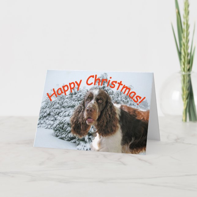 Cartes Pour Fêtes Annuelles Joyeux Noël Springer ! (Devant)