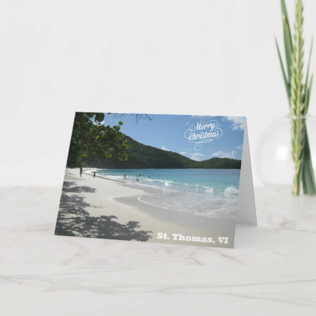 Cartes Pour Fêtes Annuelles Joyeux Noël - St Thomas VI (Devant)