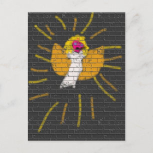 Cartes Pour Fêtes Annuelles Joyeux Noël Sun Moon Angel, Art by Kids :)