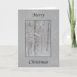 Cartes Pour Fêtes Annuelles Joyeux Noël Tempête de neige hivernale