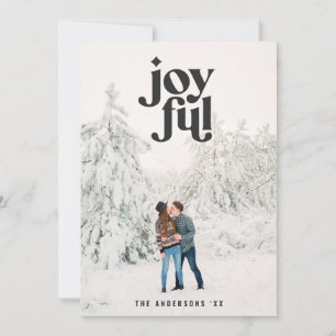 Cartes Pour Fêtes Annuelles Joyeux Noël vert moderne
