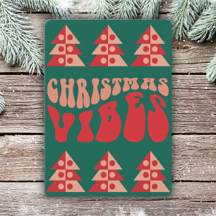 Cartes Pour Fêtes Annuelles Joyeux Noël Vibes Retro