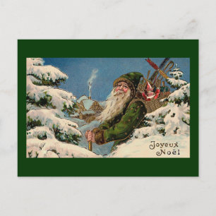 Cartes Pour Fêtes Annuelles "Joyeux Noel" Vintage Postcard