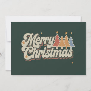 Cartes Pour Fêtes Annuelles Joyeux Noël Vintage Vacances de Noël