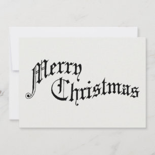 Cartes Pour Fêtes Annuelles Joyeux Noël Vintage Vieux Style Typographie