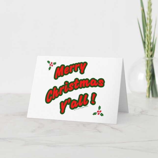 Cartes Pour Fêtes Annuelles Joyeux Noël vous ! (Devant)