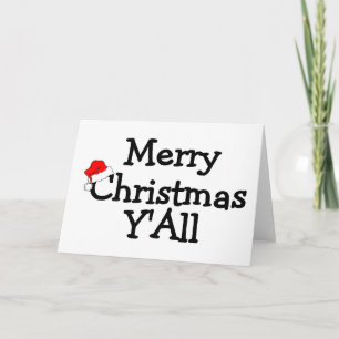 Cartes Pour Fêtes Annuelles Joyeux Noël Yall