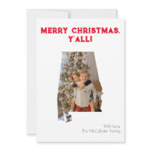 Joyeux Noël Y'all Red Alabama State Photo