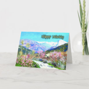 Cartes Pour Fêtes Annuelles Joyeux Norooz. Nouvel An persan Beaux-Arts