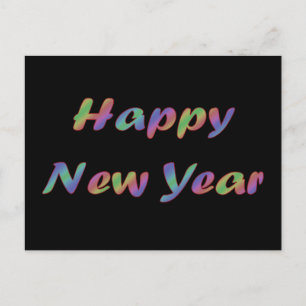 Cartes Pour Fêtes Annuelles Joyeux Nouvel An coloré