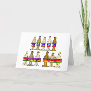 Cartes Pour Fêtes Annuelles Joyeux Nouvel An gay masculin
