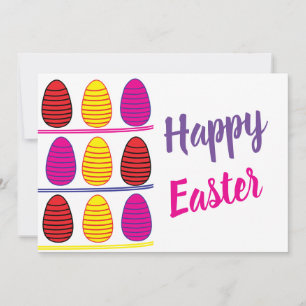 Cartes Pour Fêtes Annuelles Joyeux oeufs de Pâques de Pâques de Pâques