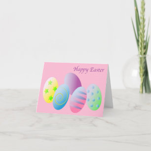 Cartes Pour Fêtes Annuelles Joyeux OEufs de Pâques Personnalisables À L'Intéri