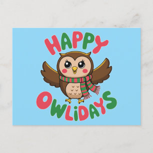 Cartes Pour Fêtes Annuelles Joyeux Owlidays