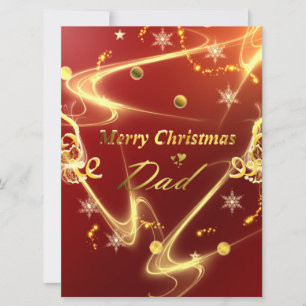 Cartes Pour Fêtes Annuelles joyeux papa de noël