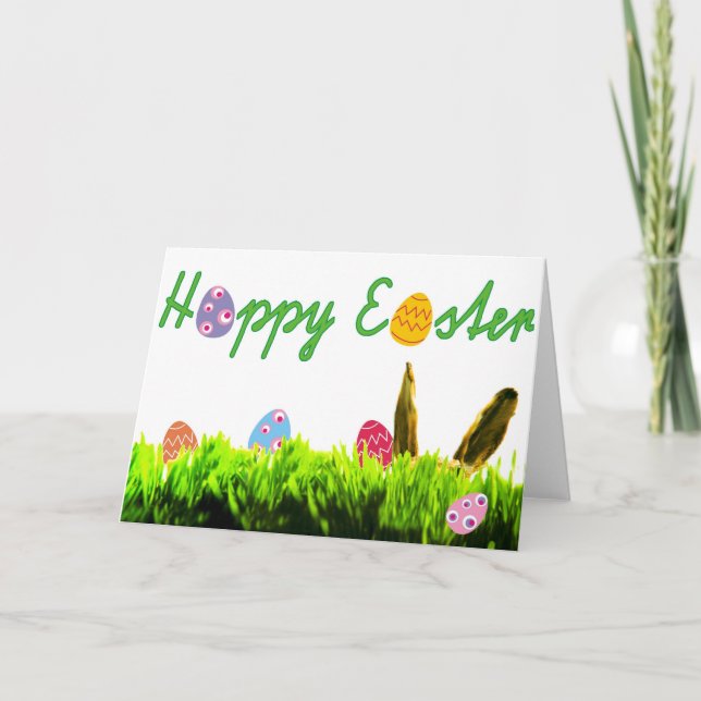 Cartes Pour Fêtes Annuelles Joyeux Pâques ! (Devant)