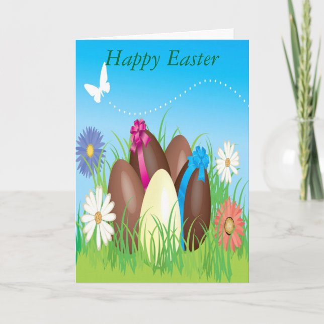 Cartes Pour Fêtes Annuelles Joyeux Pâques (Devant)