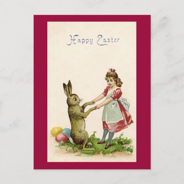 Cartes Pour Fêtes Annuelles Joyeux Pâques (Devant)