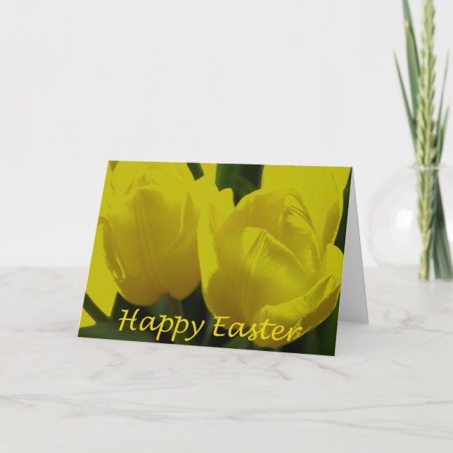 Cartes Pour Fêtes Annuelles Joyeux Pâques (Devant)