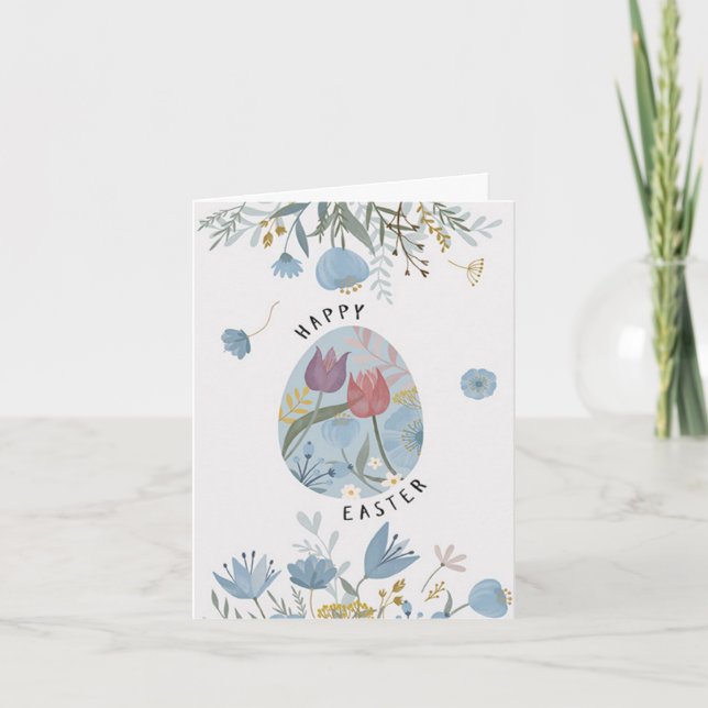 Cartes Pour Fêtes Annuelles Joyeux Pâques (Devant)