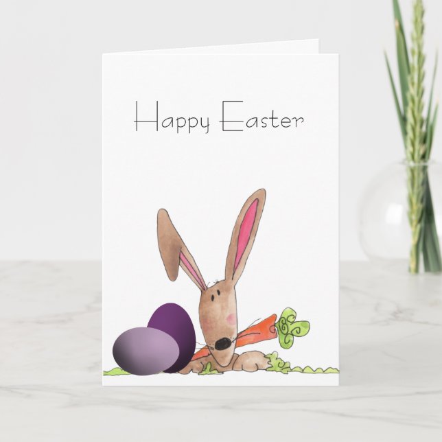 Cartes Pour Fêtes Annuelles Joyeux Pâques (Devant)
