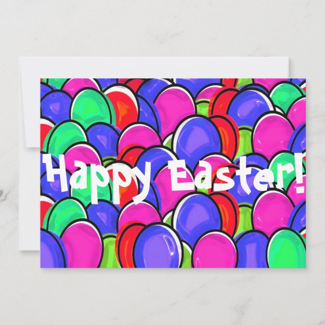 Cartes Pour Fêtes Annuelles Joyeux Pâques ! (Devant)