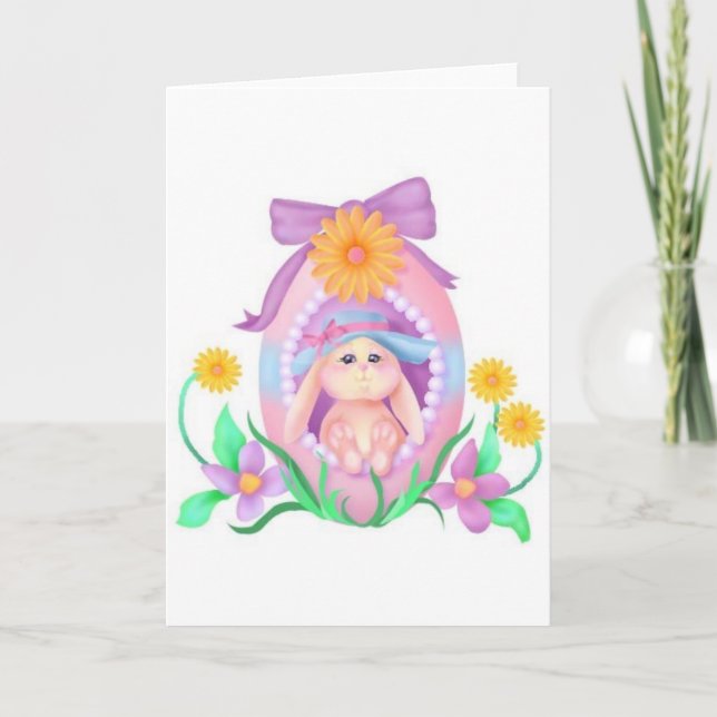 Cartes Pour Fêtes Annuelles Joyeux Pâques (Devant)