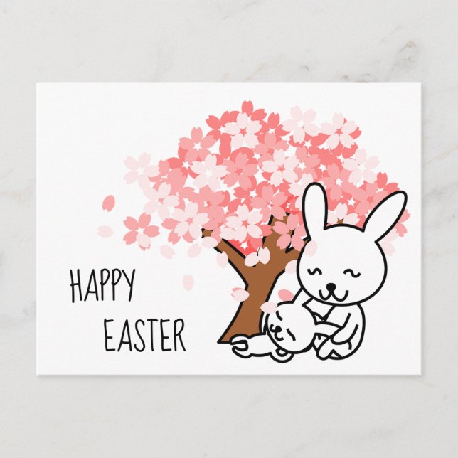 Cartes Pour Fêtes Annuelles Joyeux Pâques (Devant)